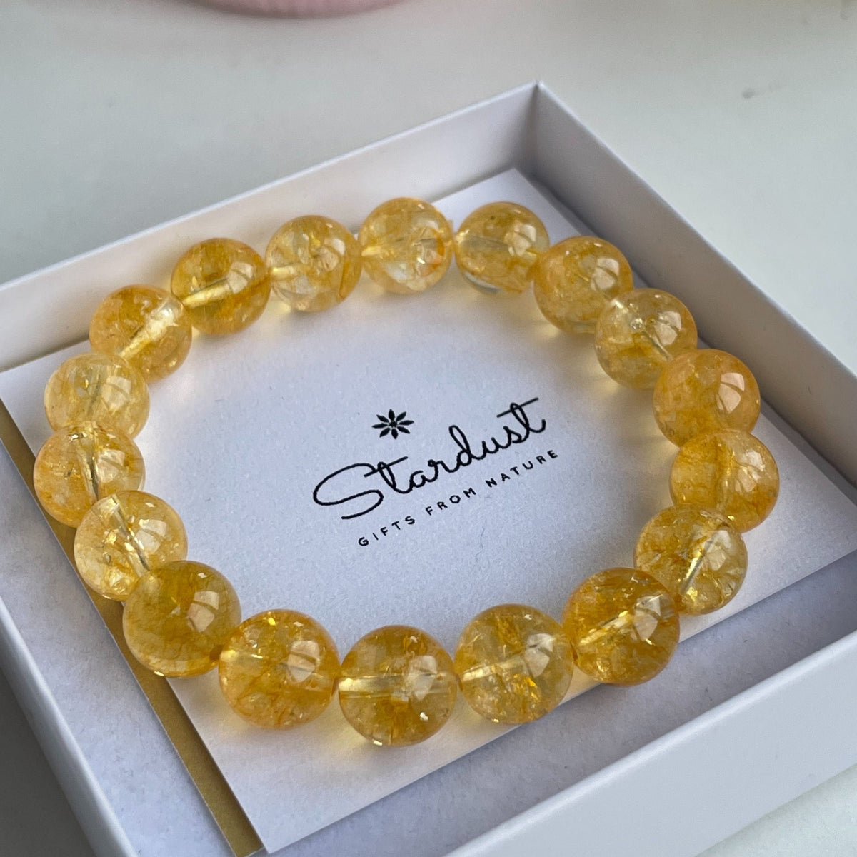 Natural Unheated Citrine Bracelet