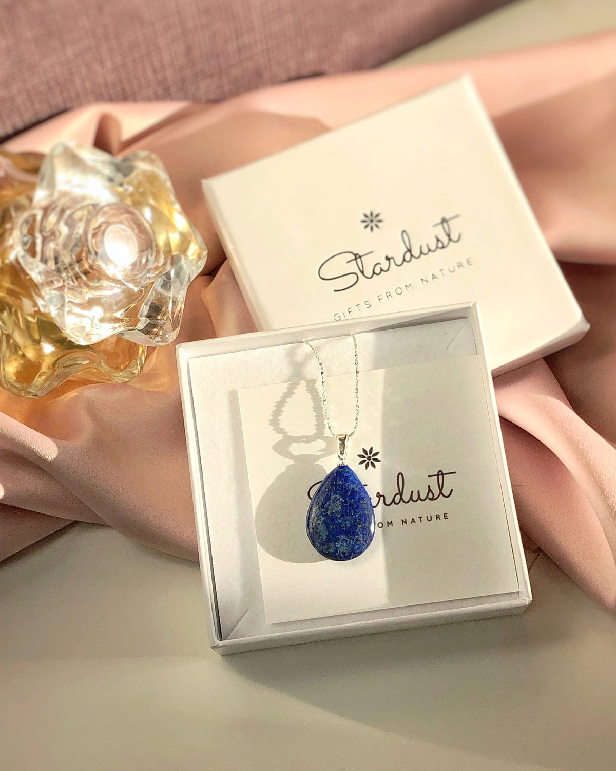 Lapis Lazuli Drop Pendant 1.5x2.5cm