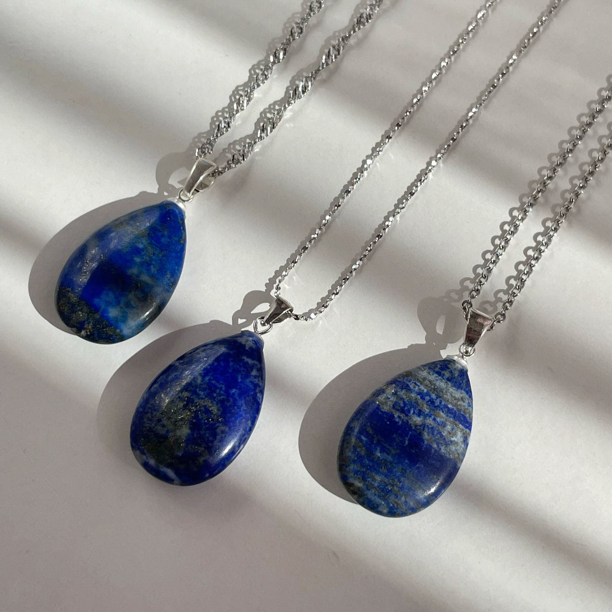 Lapis Lazuli Drop Pendant 1.5x2.5cm