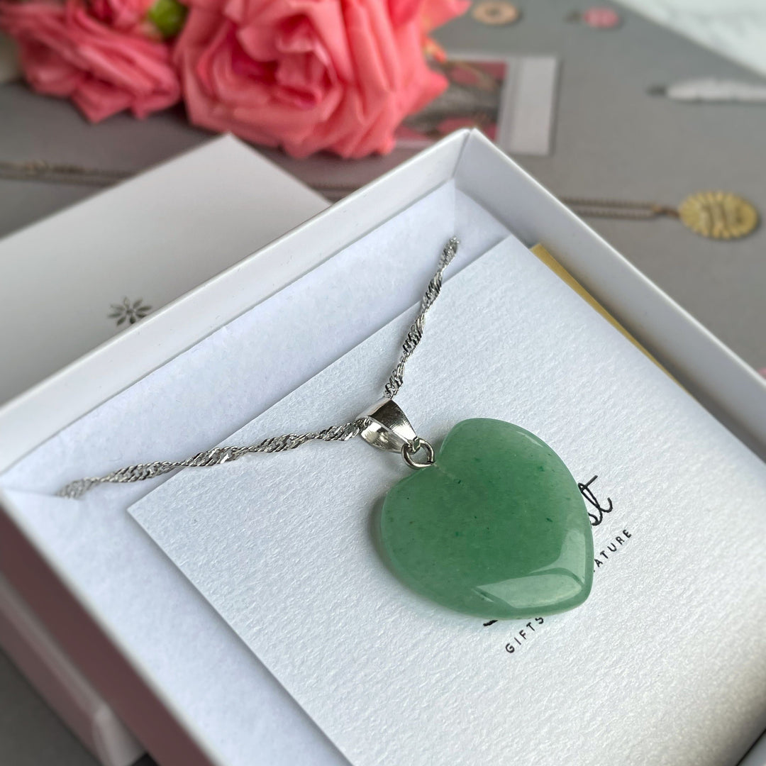 Aventurine heart Pendant