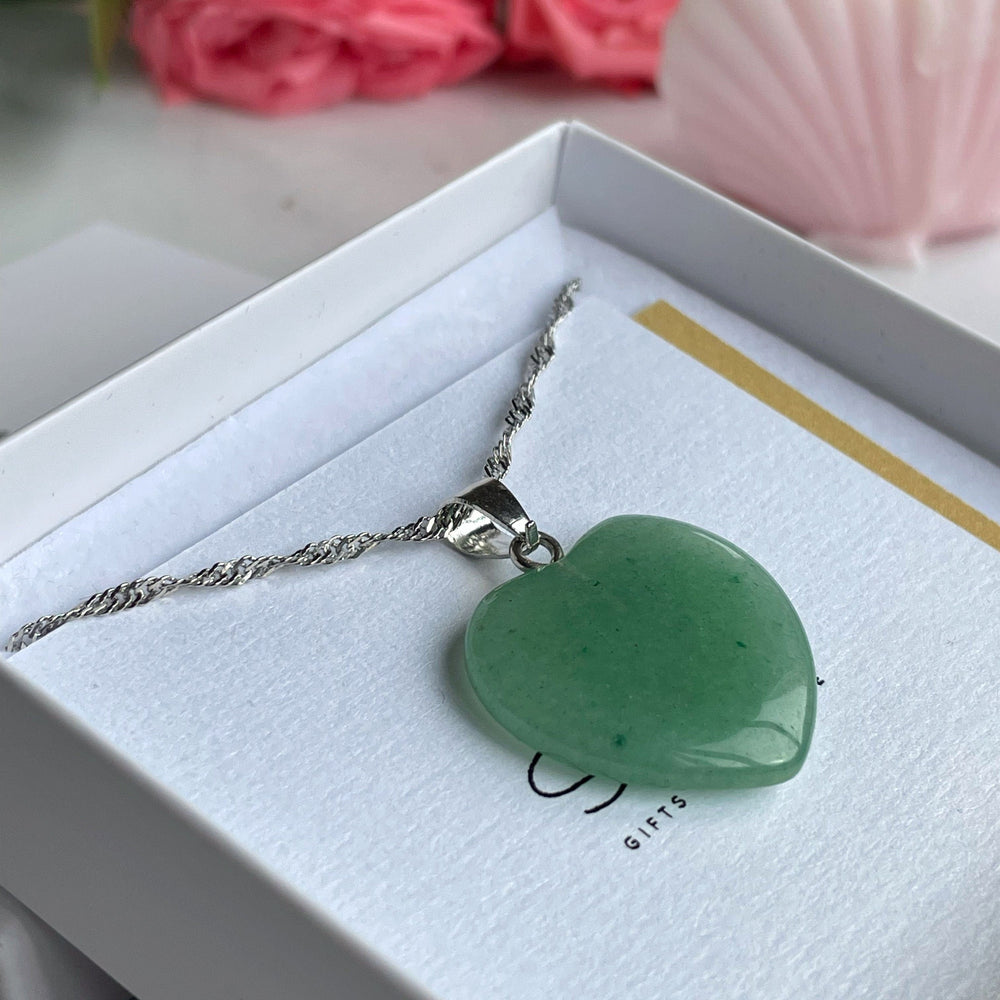 Aventurine heart Pendant