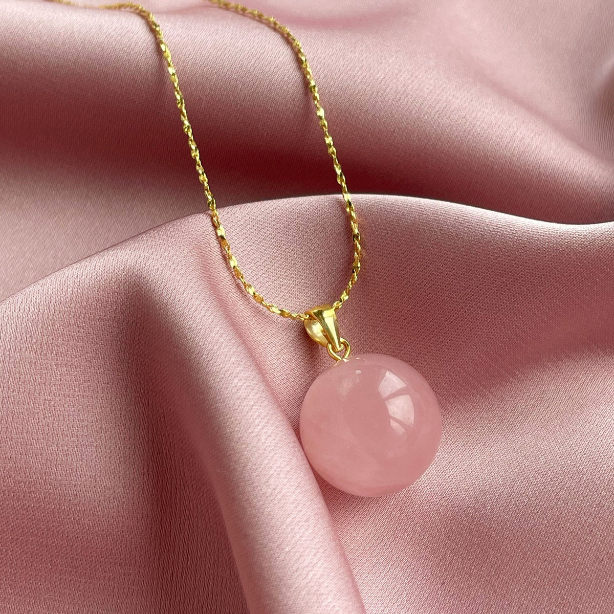 Gemstone Ball Pendant