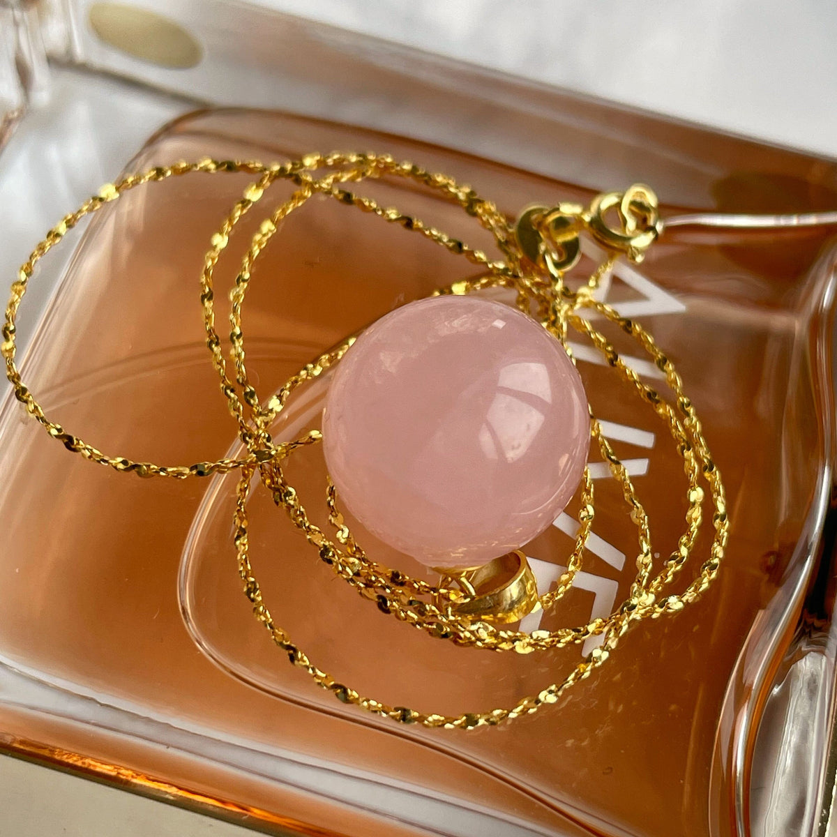 Gemstone Ball Pendant