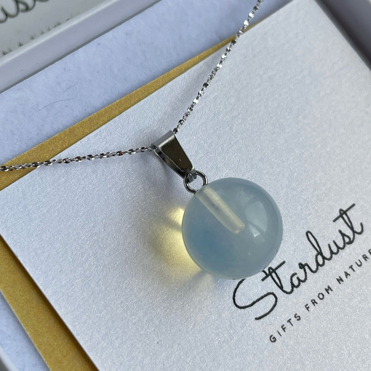 Gemstone Ball Pendant