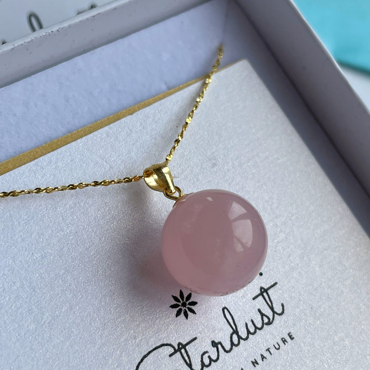 Gemstone Ball Pendant