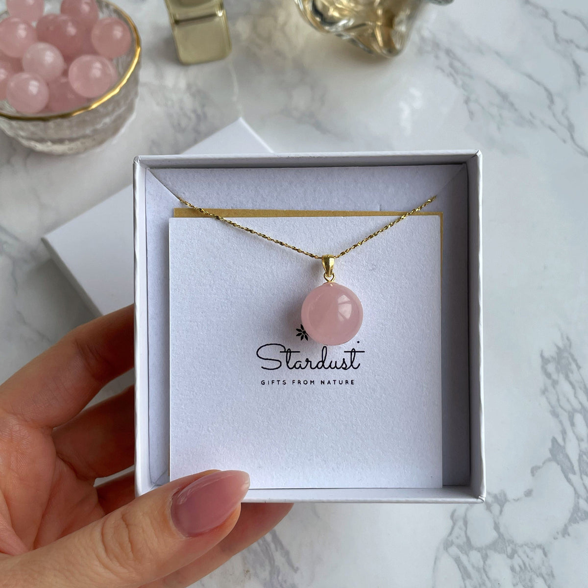 Gemstone Ball Pendant