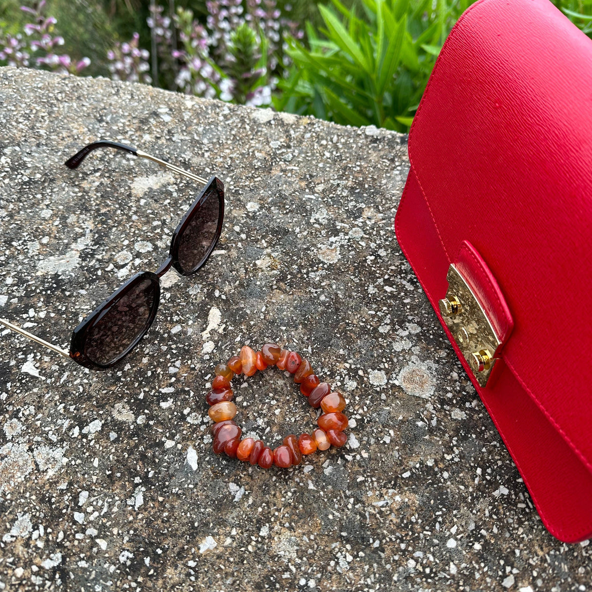 Tumbled Carnelian bracelet for her