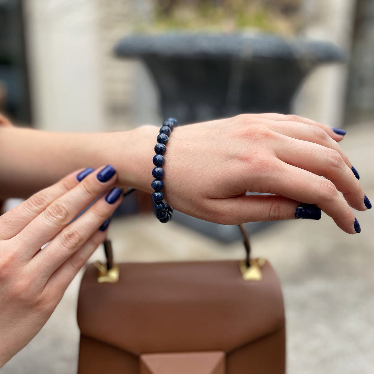 Lapis Lazuli bracelet for woman