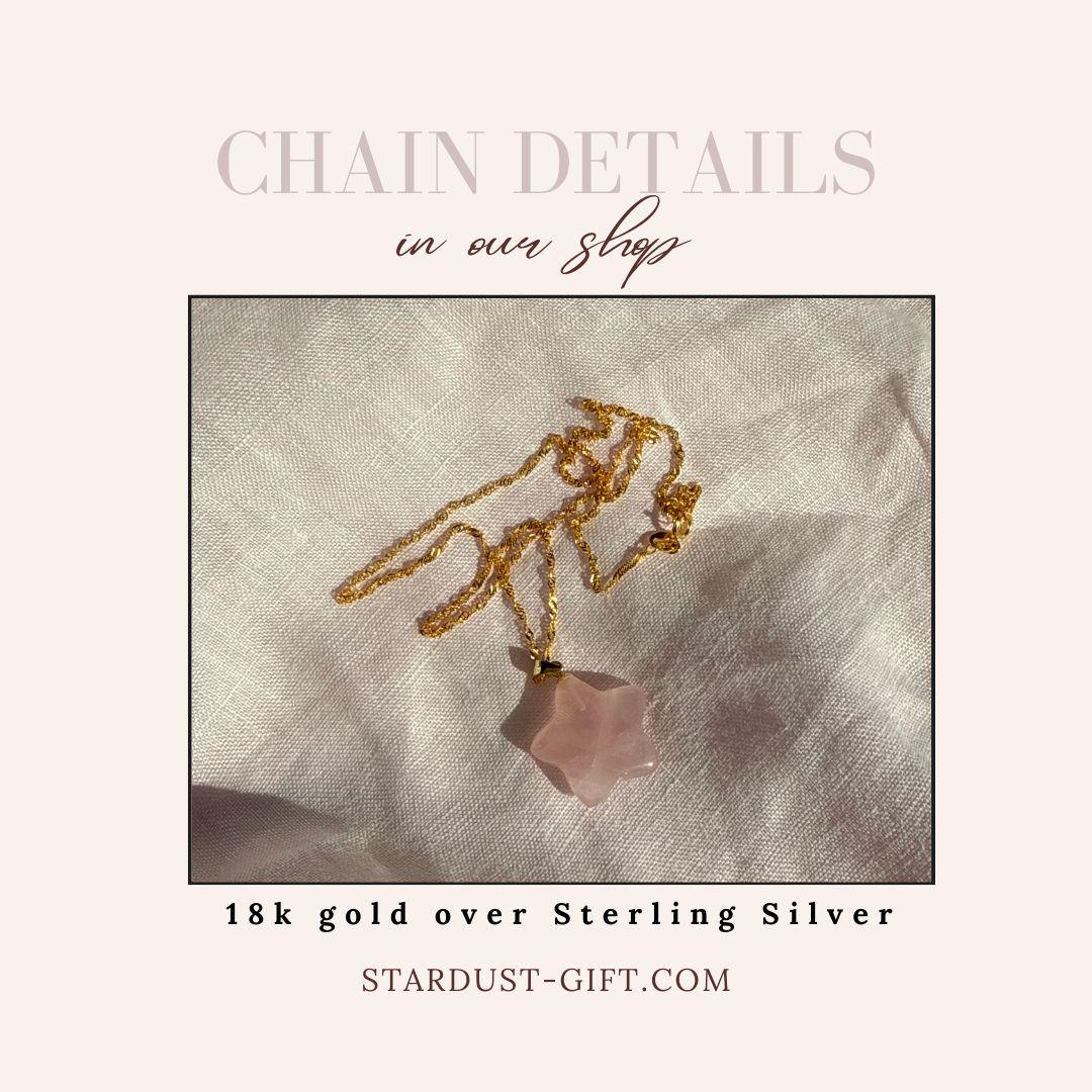Rose Quartz Star pendant