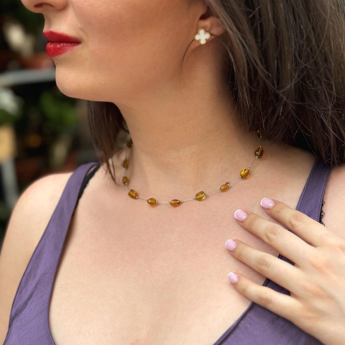 Delicate Gemstone choker