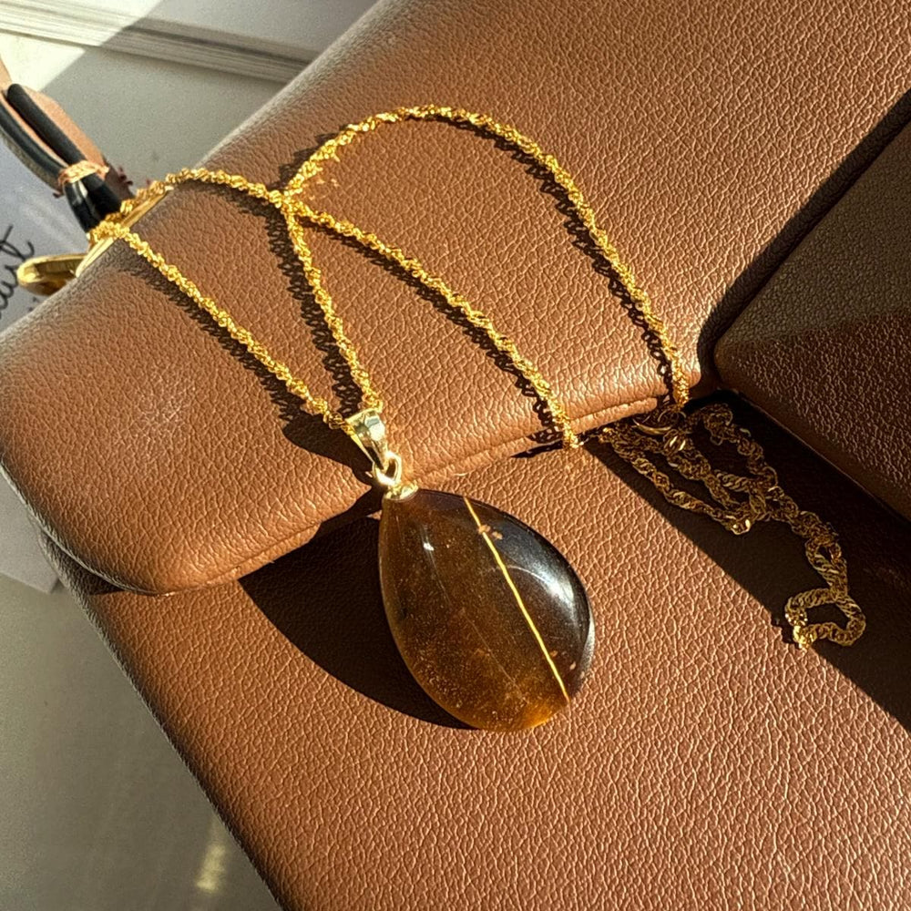 Tiger Eye Pendant Necklace