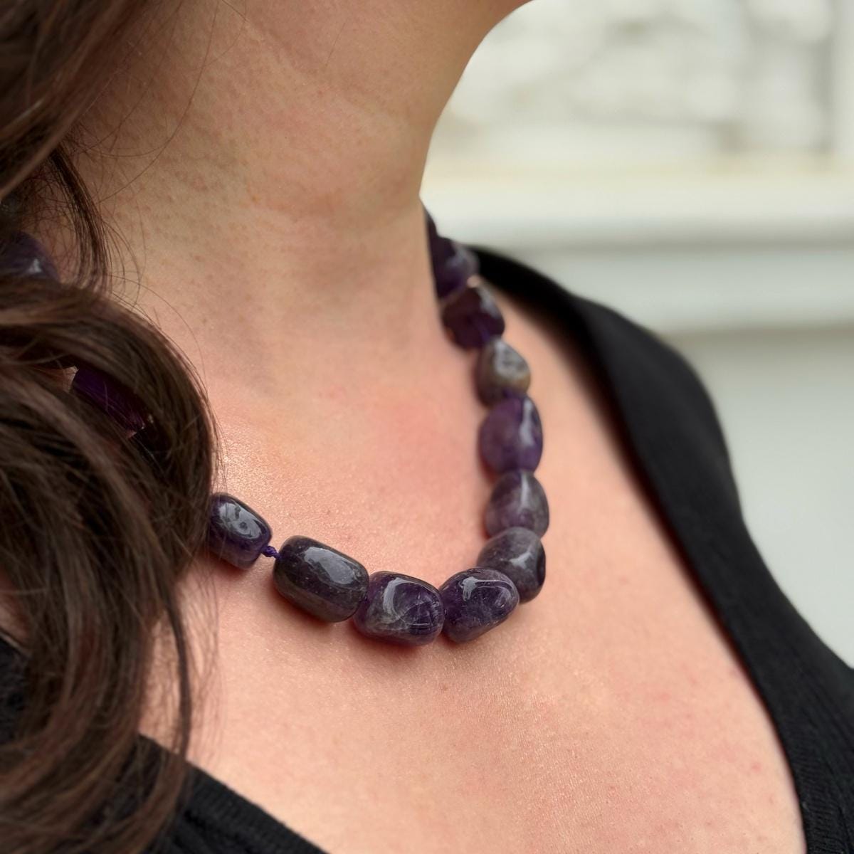 Large Stone Nugget necklace
