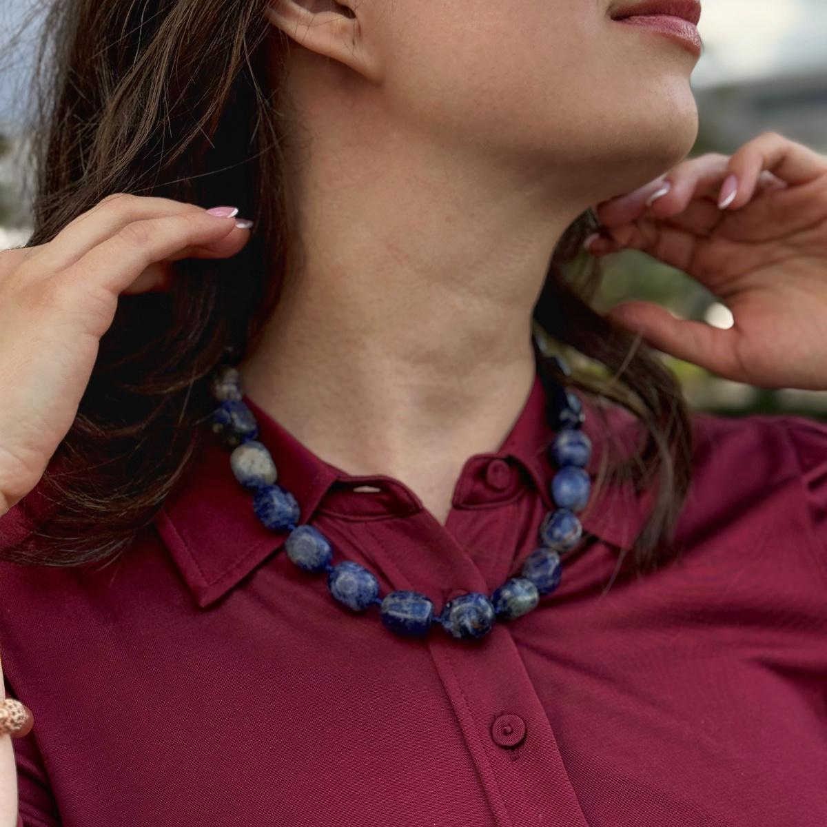 Large Stone Nugget necklace