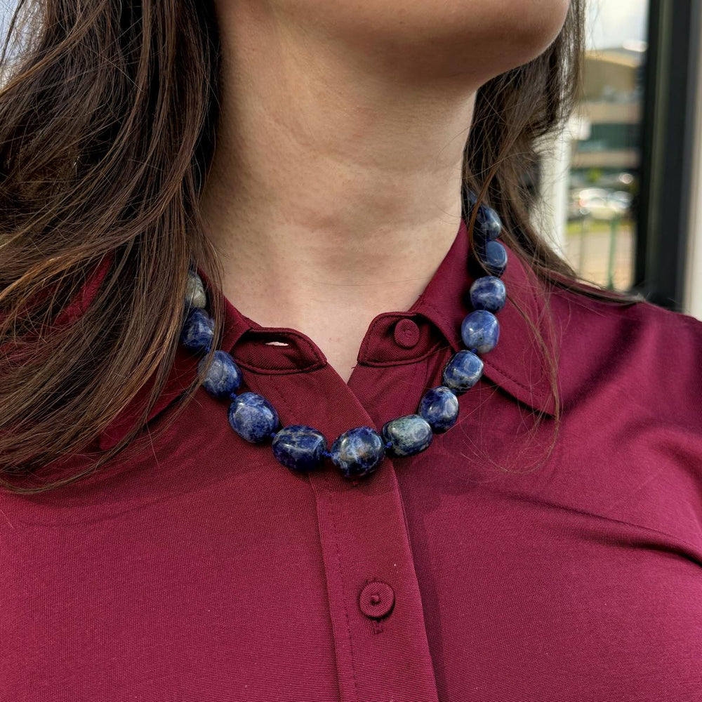 Large Stone Nugget necklace
