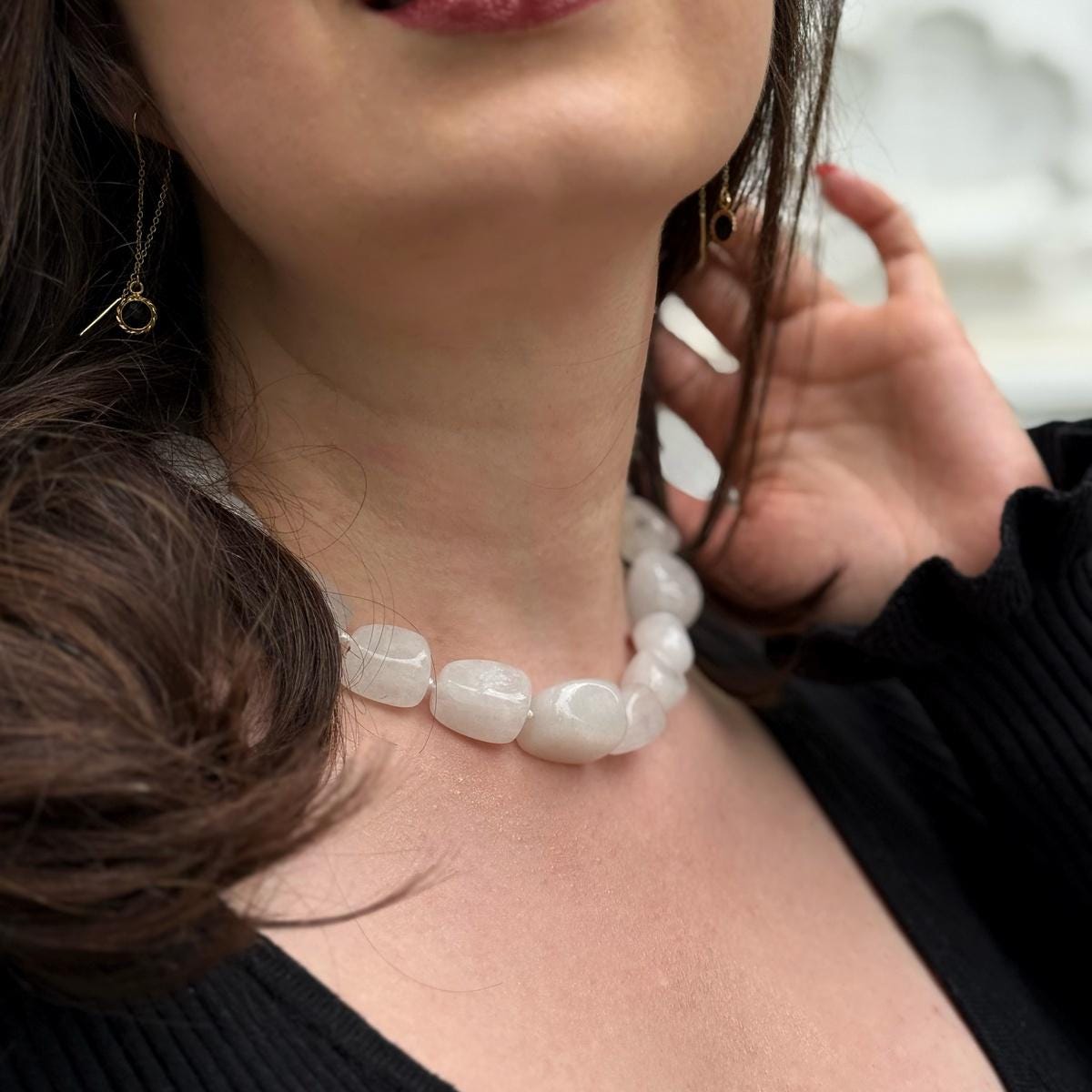 Large Stone Nugget necklace