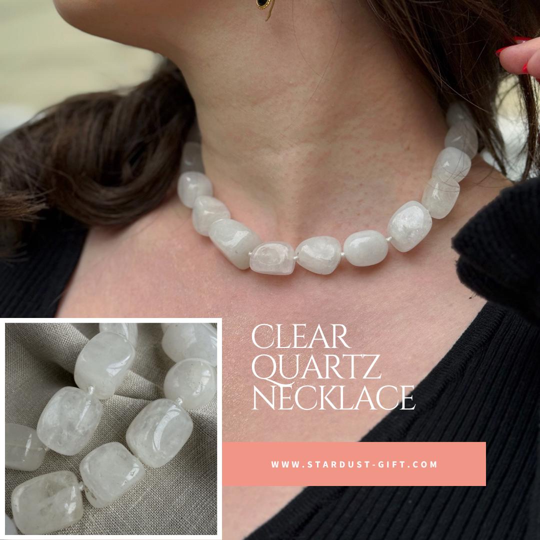 Large Stone Nugget necklace