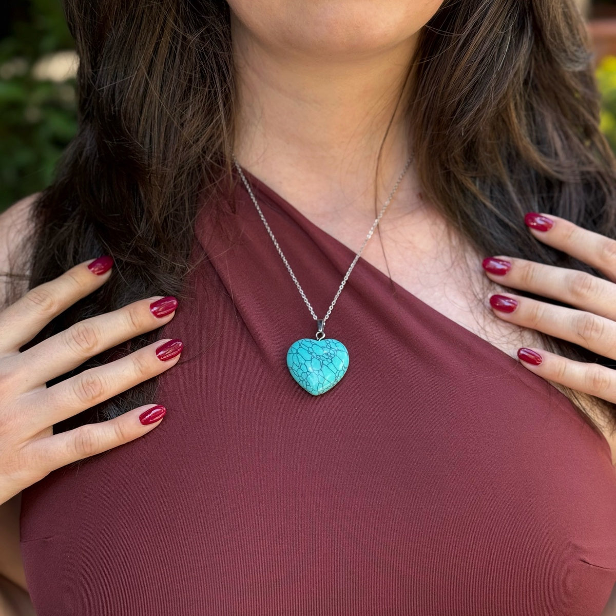 Turquoise Heart Pendant