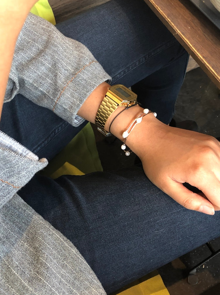 "Innocence" Silver Bangle bracelet