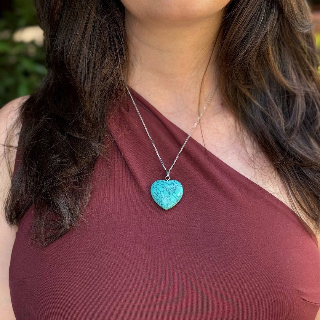 Turquoise Heart Pendant