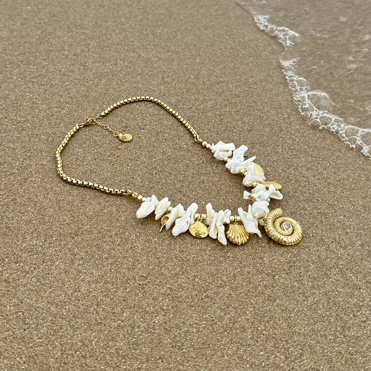 Designer Mother of Pearl Necklace
