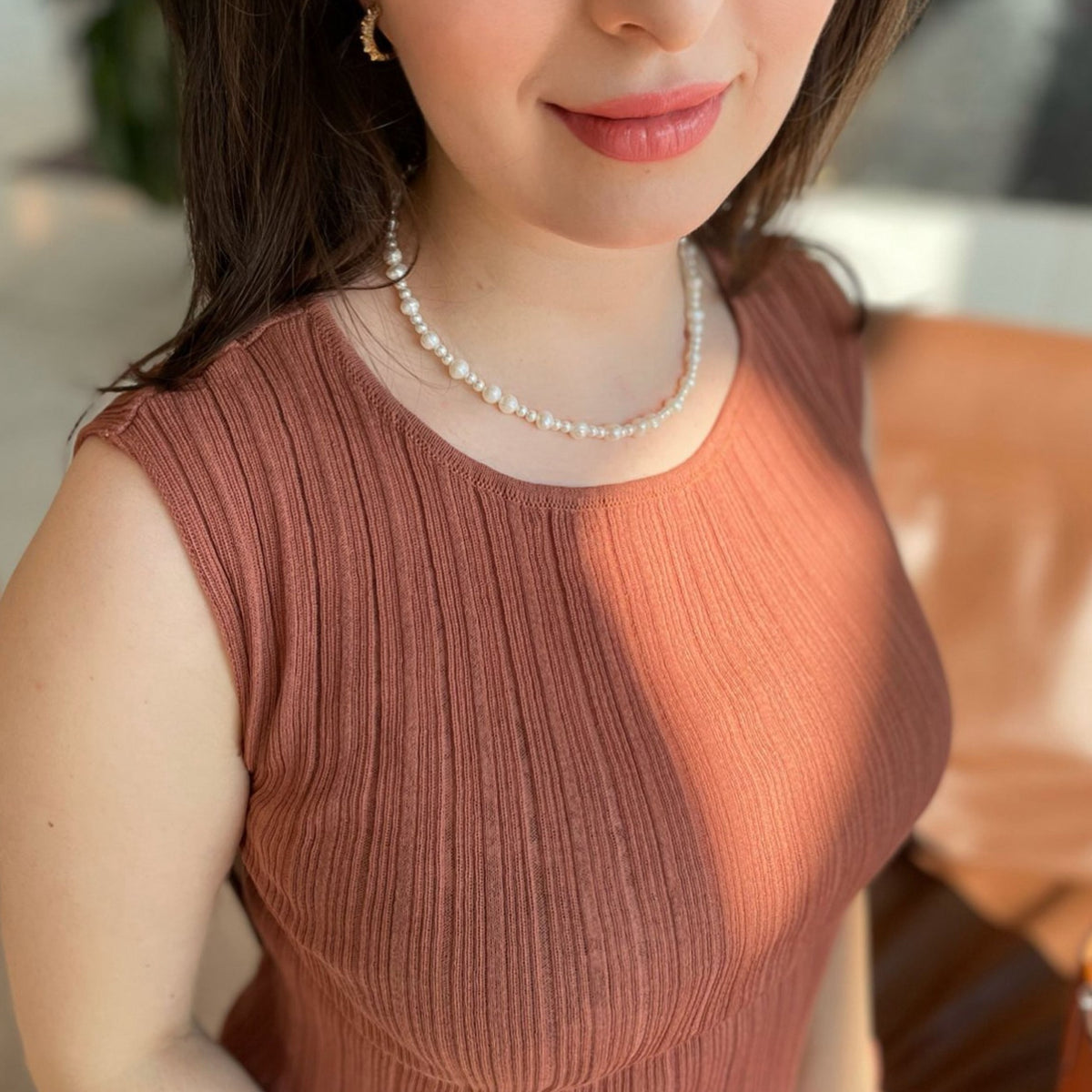 White Pearl Choker Necklace | Gold-Filled Toggle Clasp | Bridal Jewelry