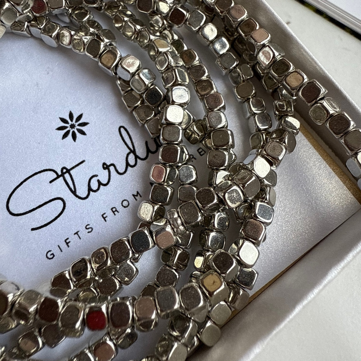 Boho Silver Multi Wrap Necklace
