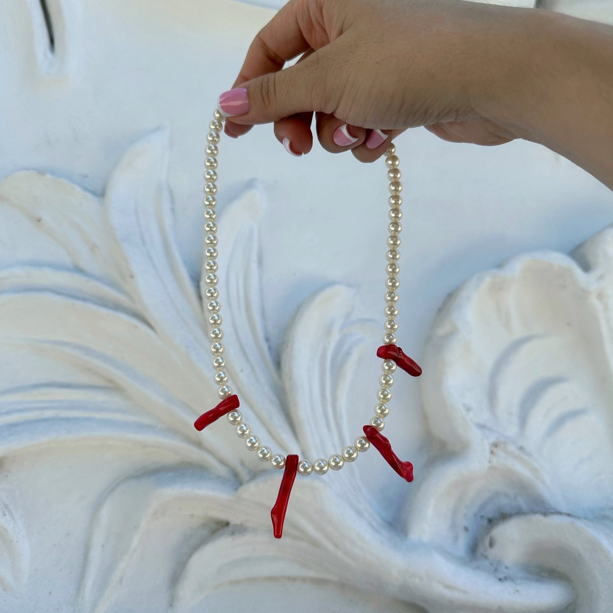 Genuine Red Coral Necklace