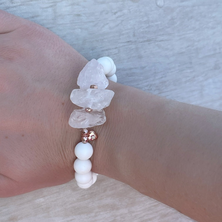 White Coral Bracelet