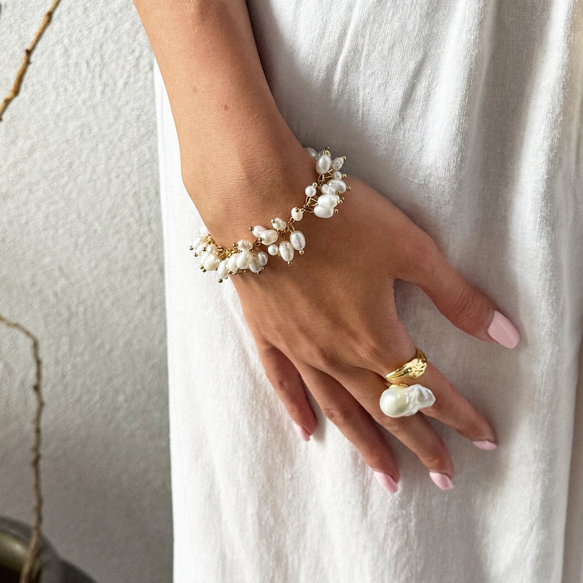 Freshwater Natural Pearl Bracelet