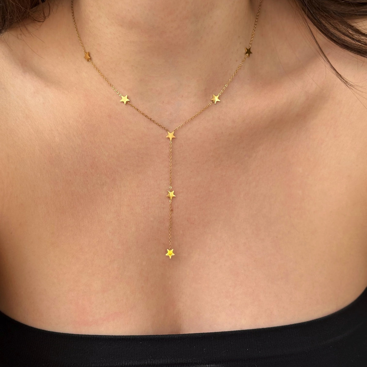 Delicate Tiny Stars Necklace