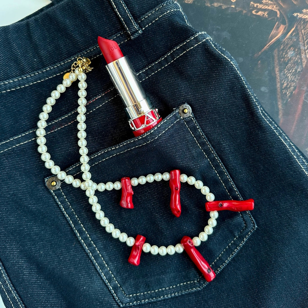Genuine Red Coral Necklace
