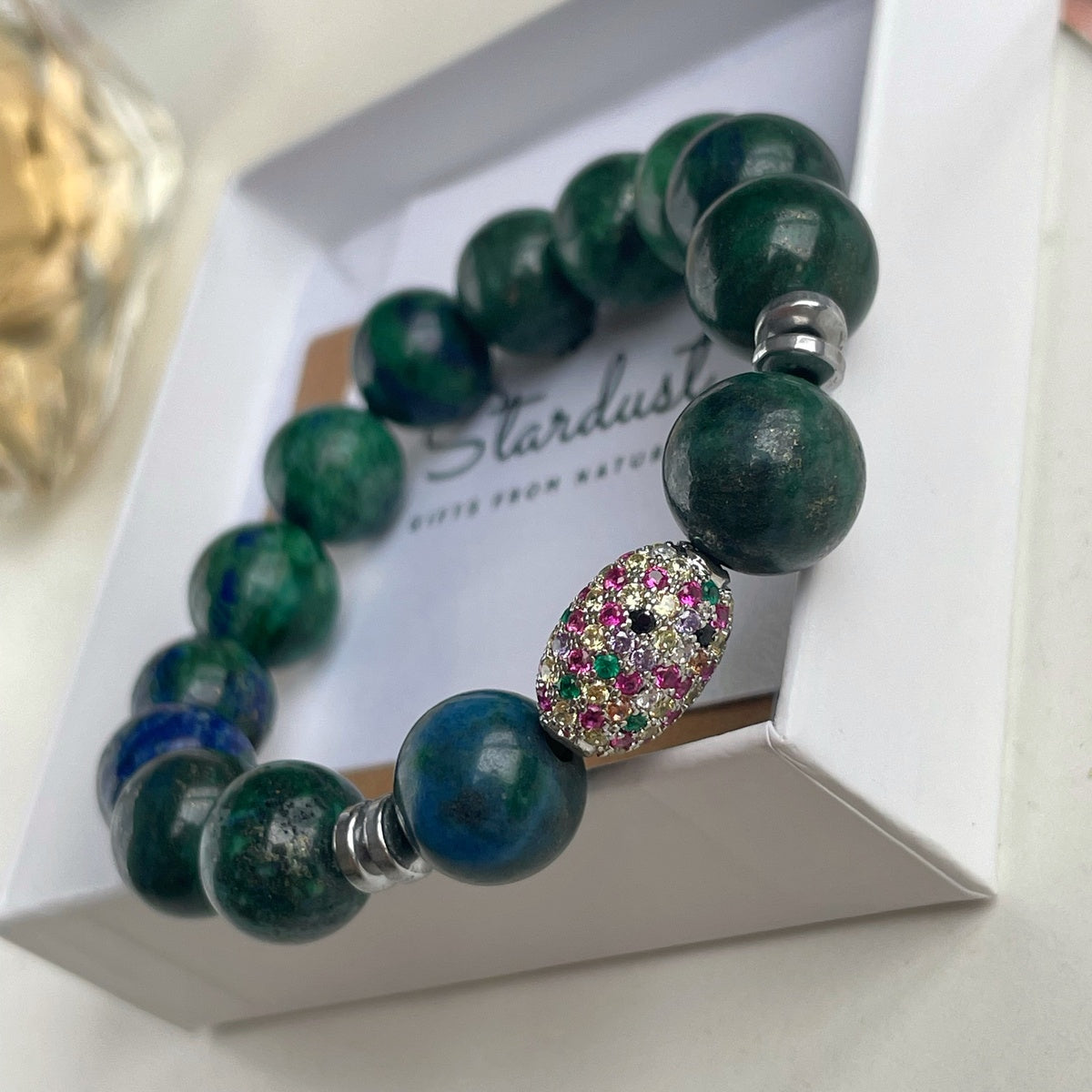 Luxury Azurite bracelet