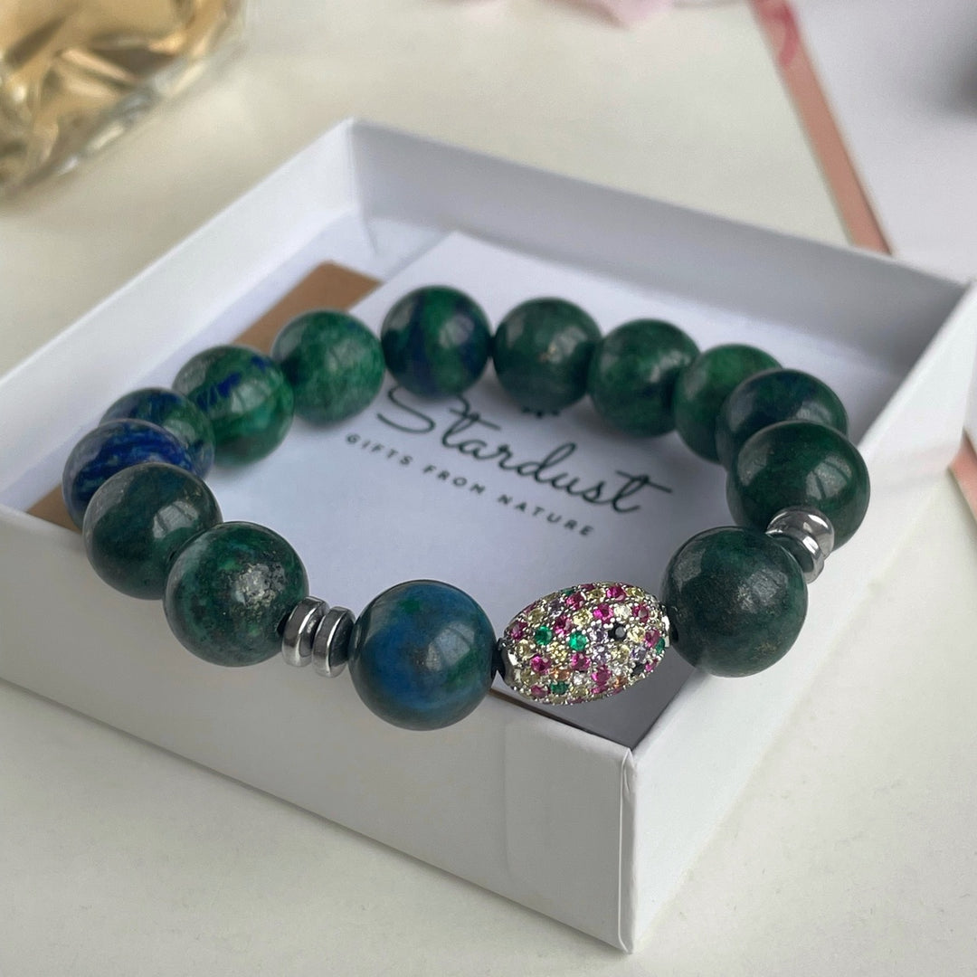 Luxury Azurite bracelet