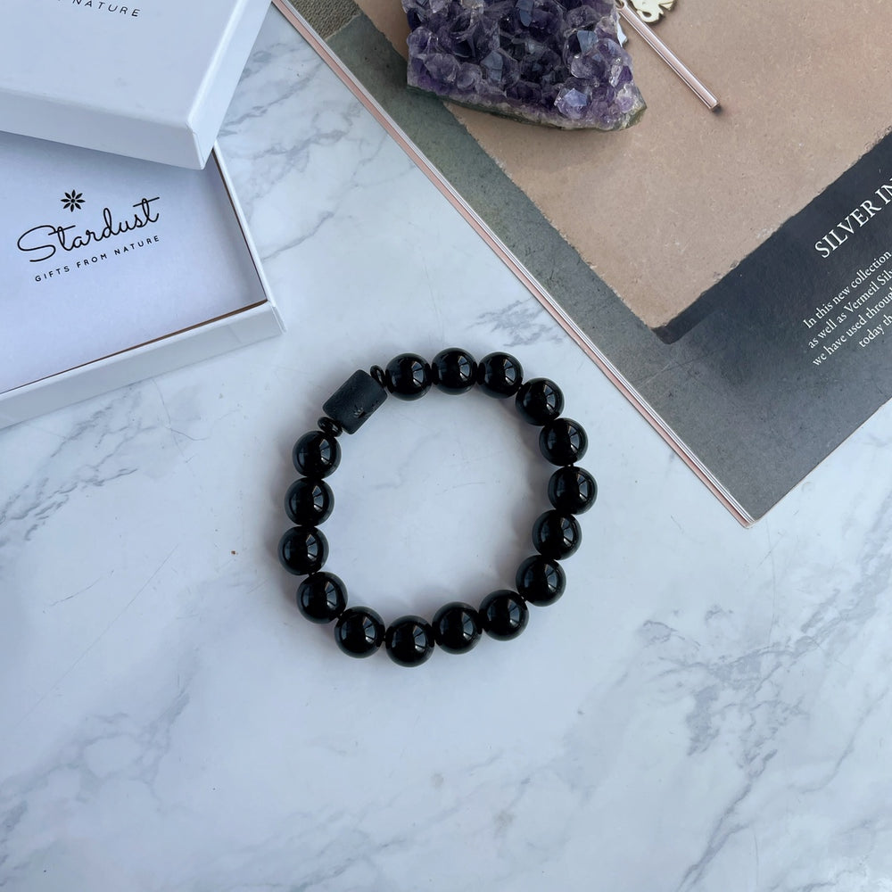 Genuine Obsidian bracelet
