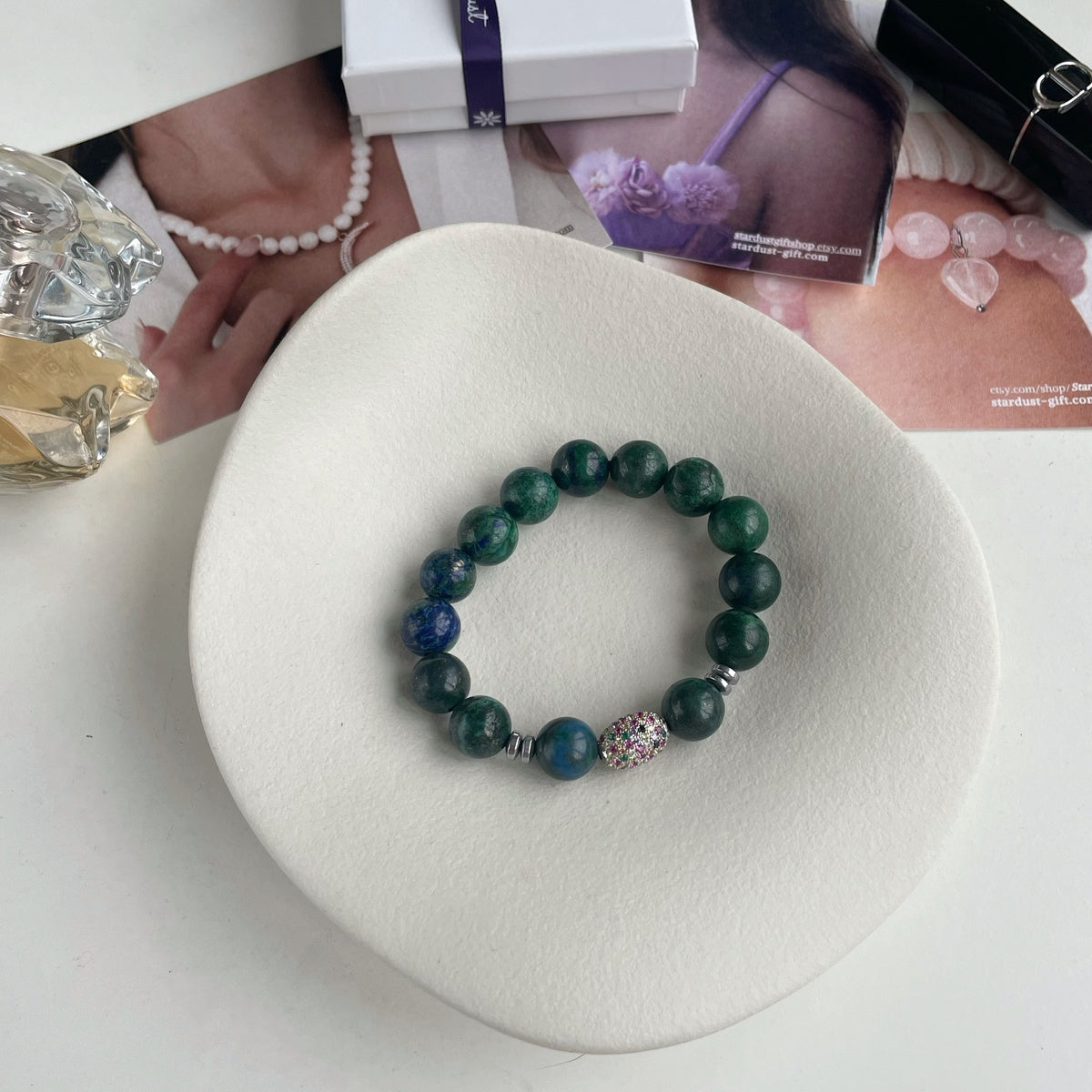 Luxury Azurite bracelet