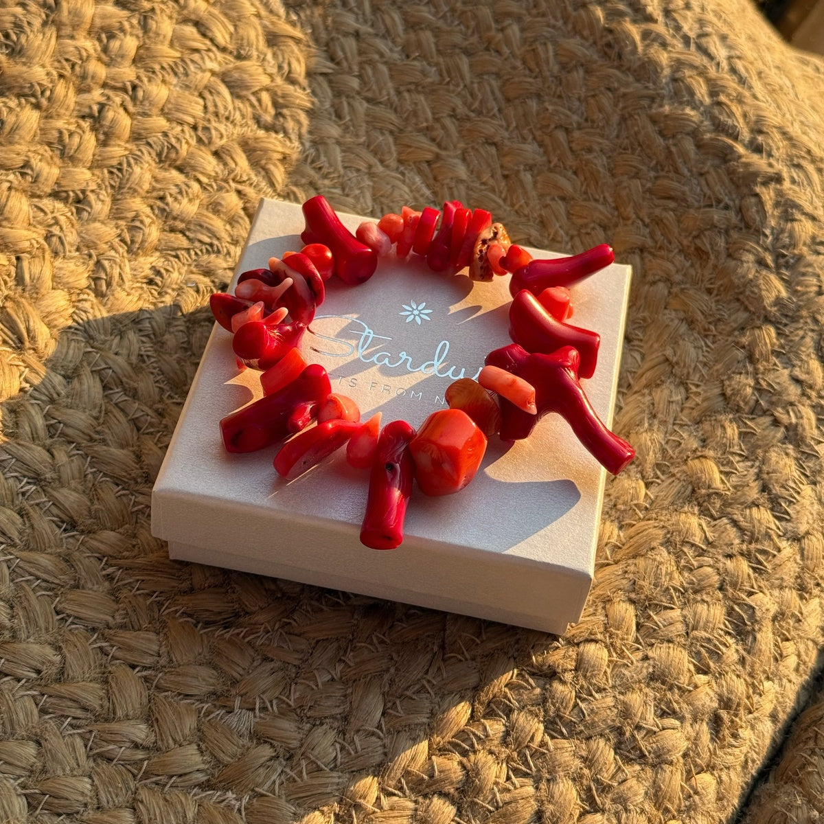 Exotic Natural Coral Bracelet