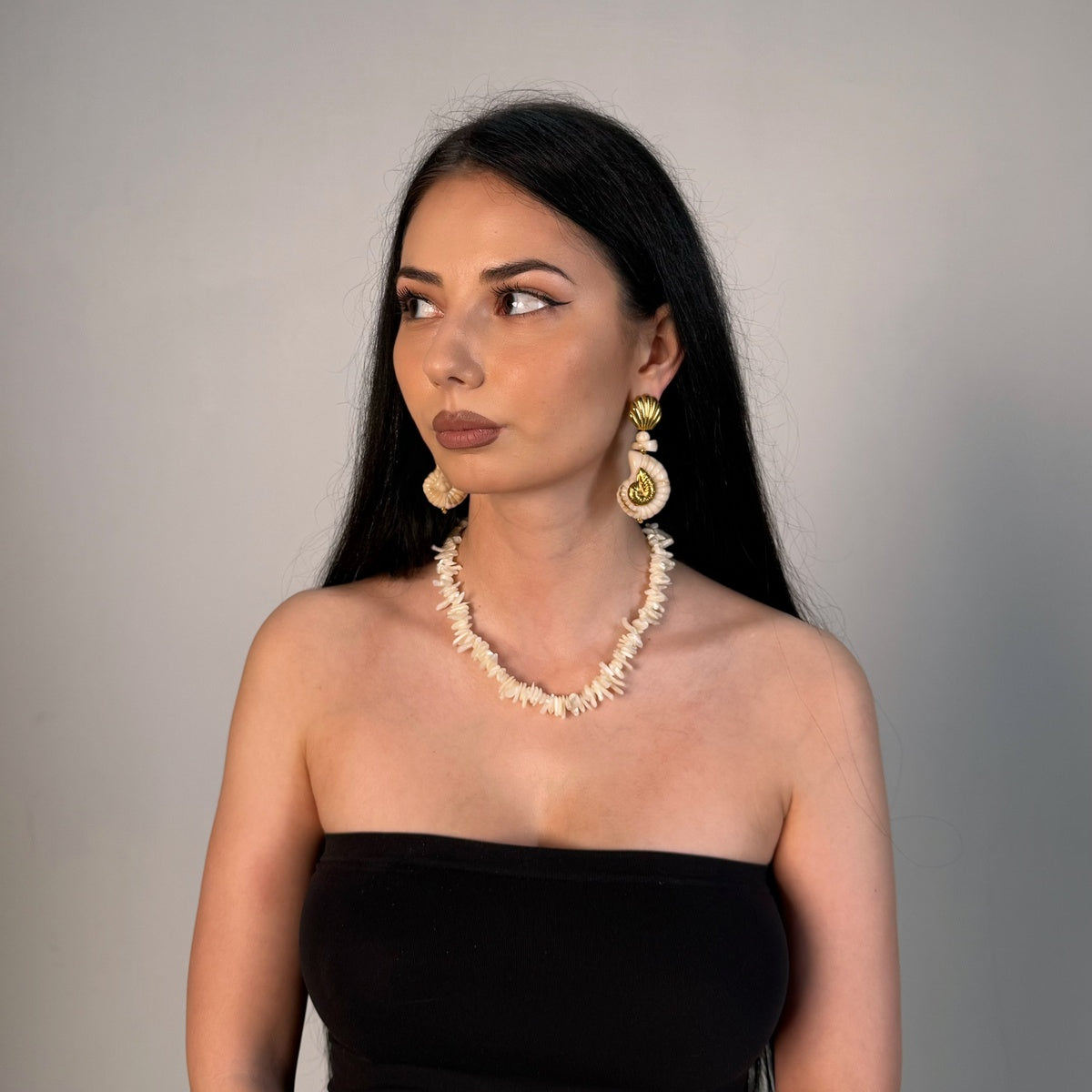 Natural Dainty Lightweight Shell Earrings