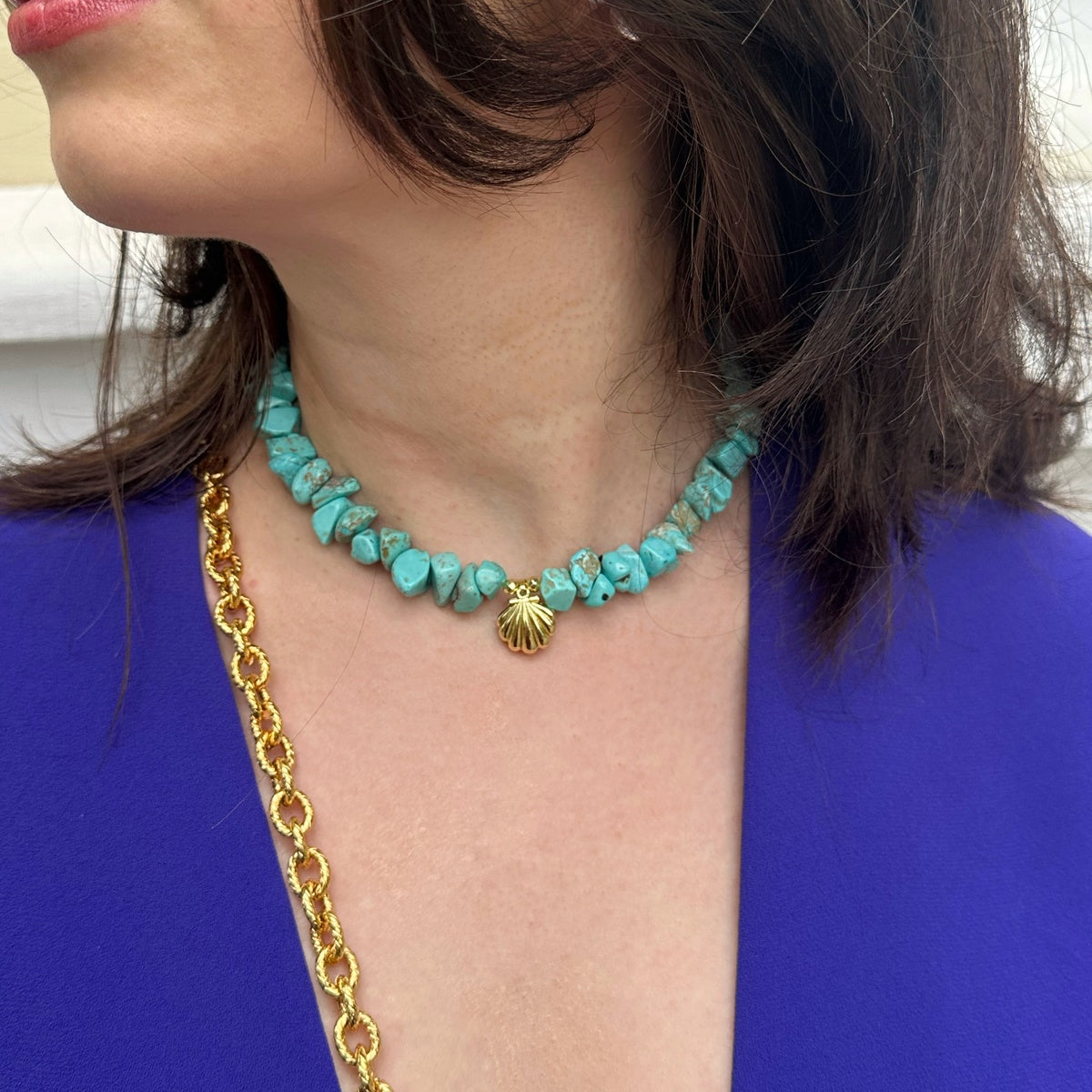 Boho Turquoise Choker