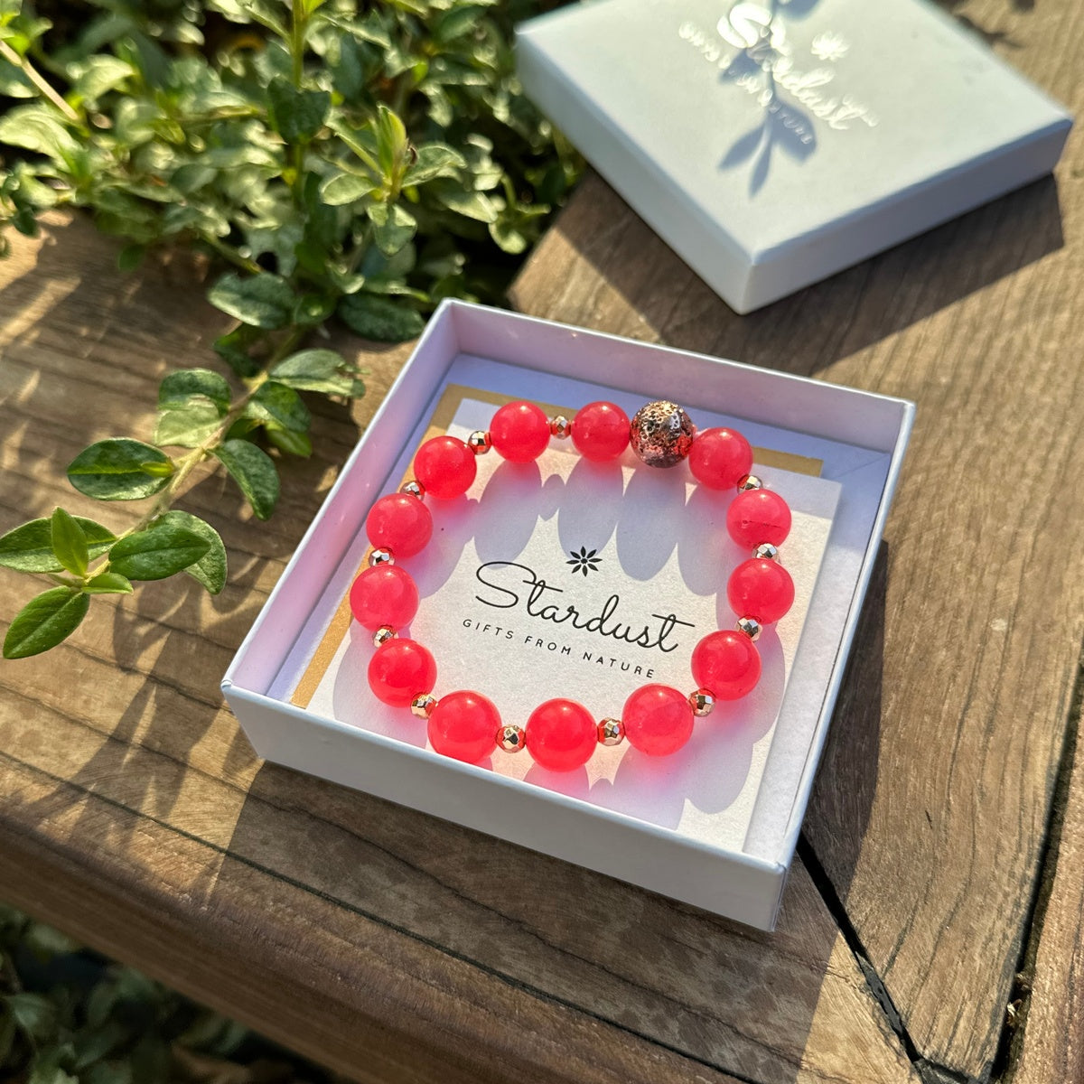 Fuchsia Pink Jade Bracelet | Rose Gold Hematite