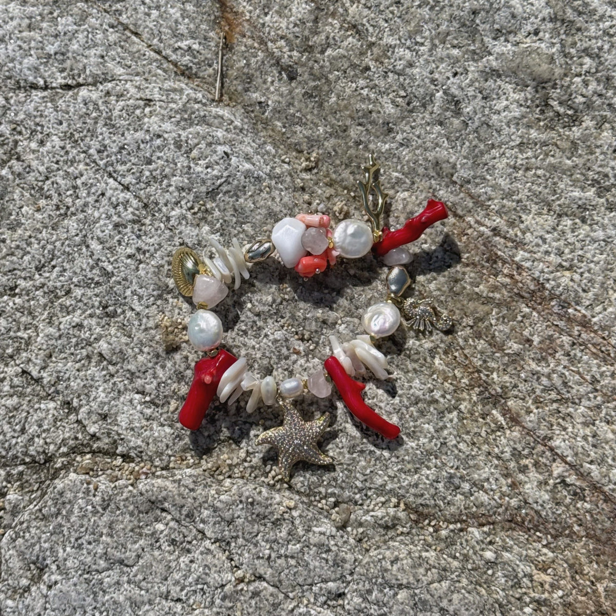 Designer Signature Coral Bracelet