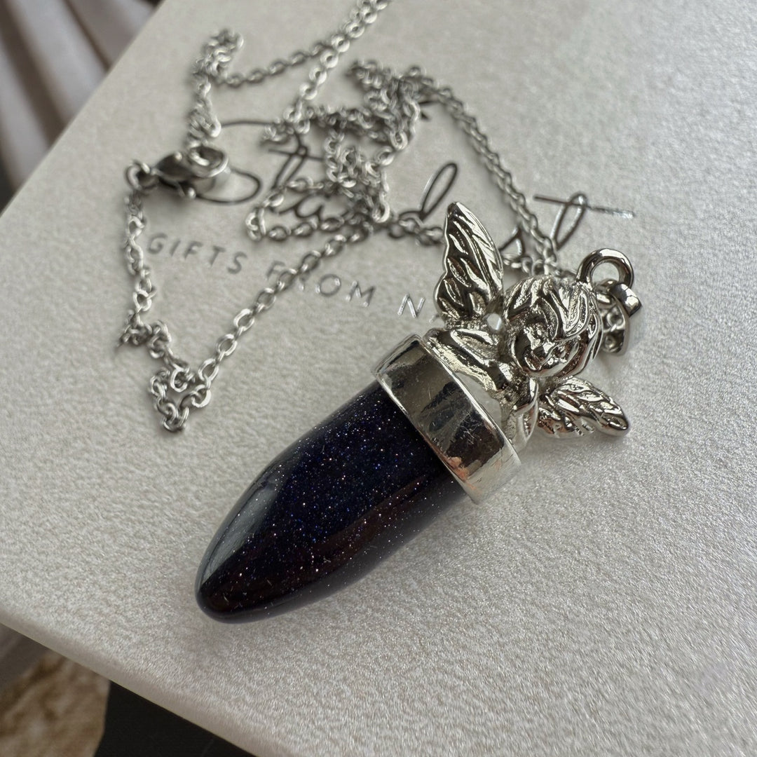 Gemstone Angel Pendant
