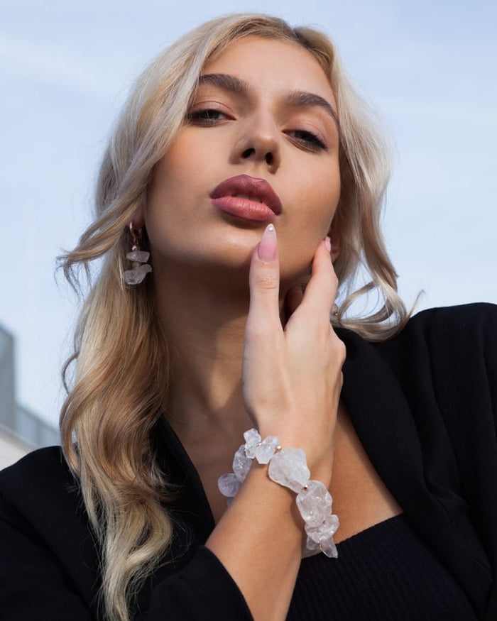 Creator wearing Stardust Gift jewelry
