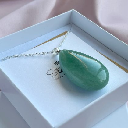 Green Jade pendant for her