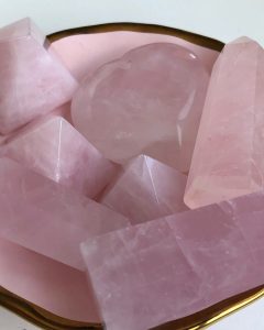 Genuine Rose Quartz crystals