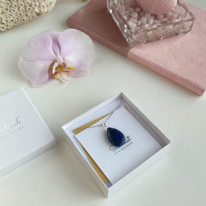 Genuine Lapis Lazuli pendant for girl