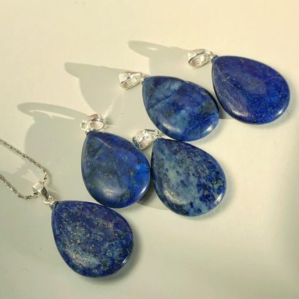 "Relationship" Stone Lapis Lazuli drop Pendant, yoga jewelry, healing pendant