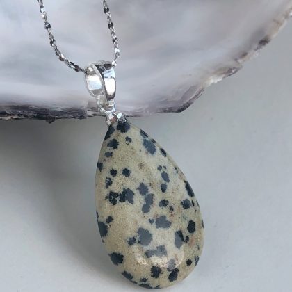 Dalmatian jasper jewelry for her
