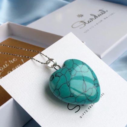 Turquoise gift, Anniversary gift woman