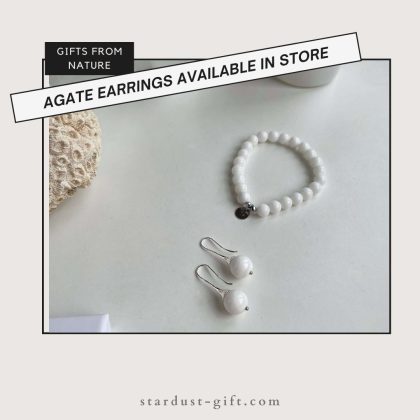 white agate jewelry