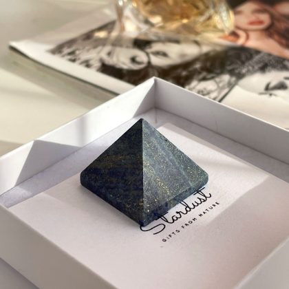 Lapis Lazuli pyramid gift